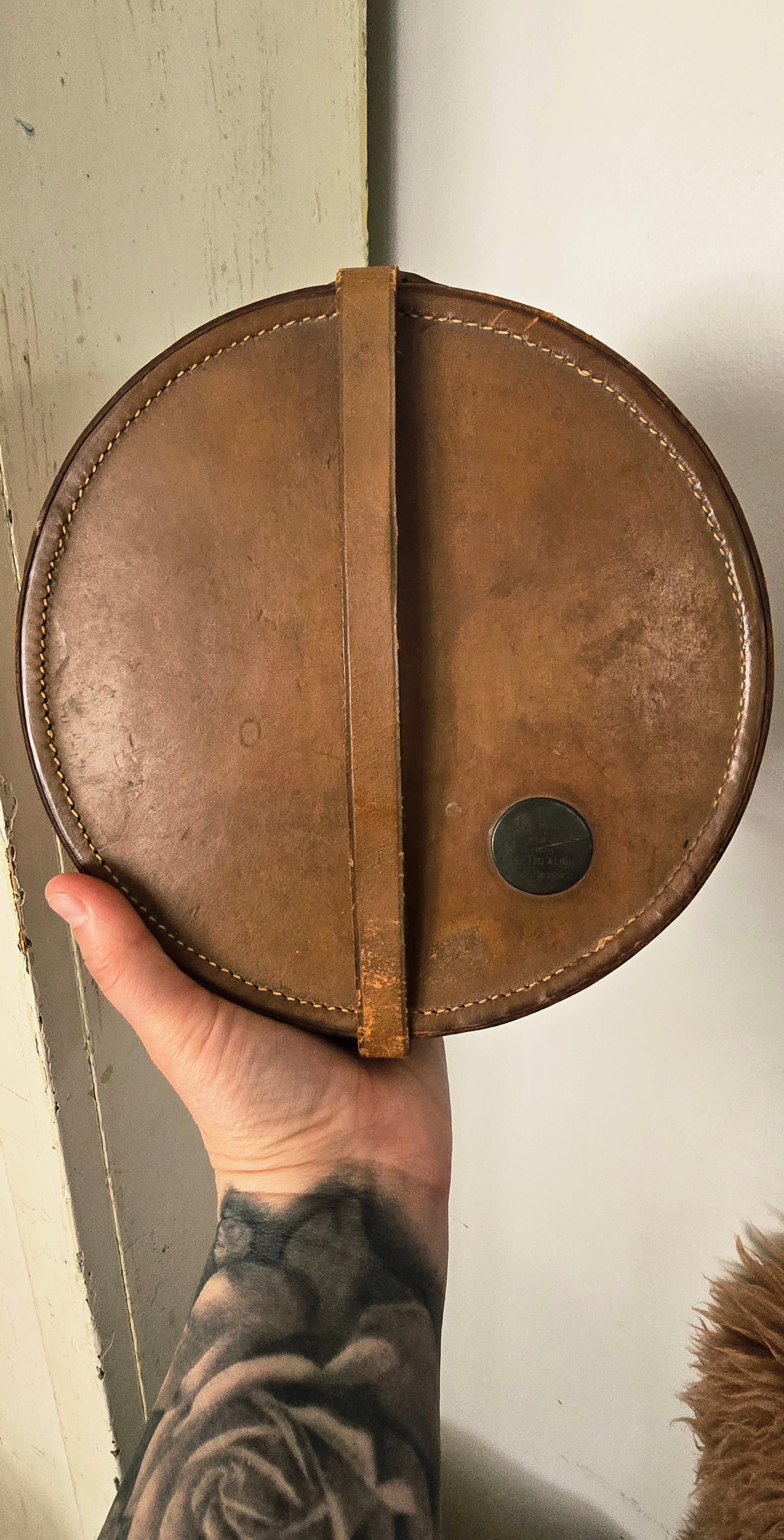 Antique Collars with Leather Box