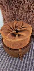 Antique Collars with Leather Pouch