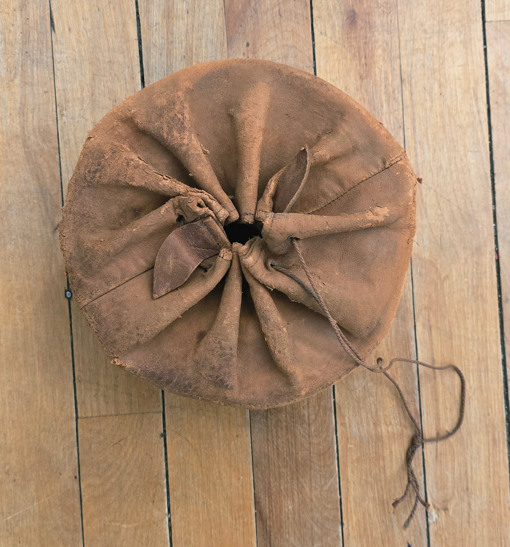Antique Collars with Leather Pouch