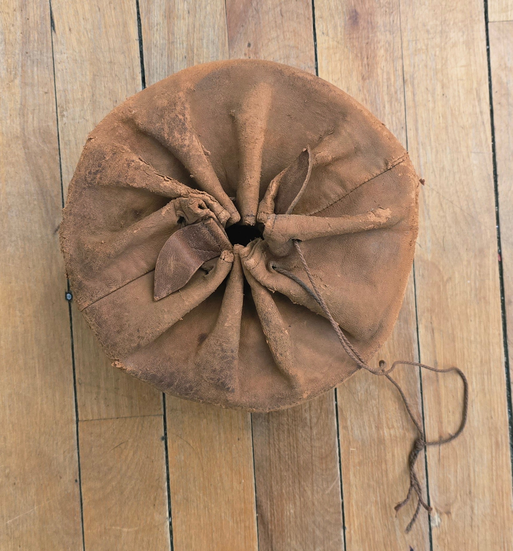 Antique Collars with Leather Pouch