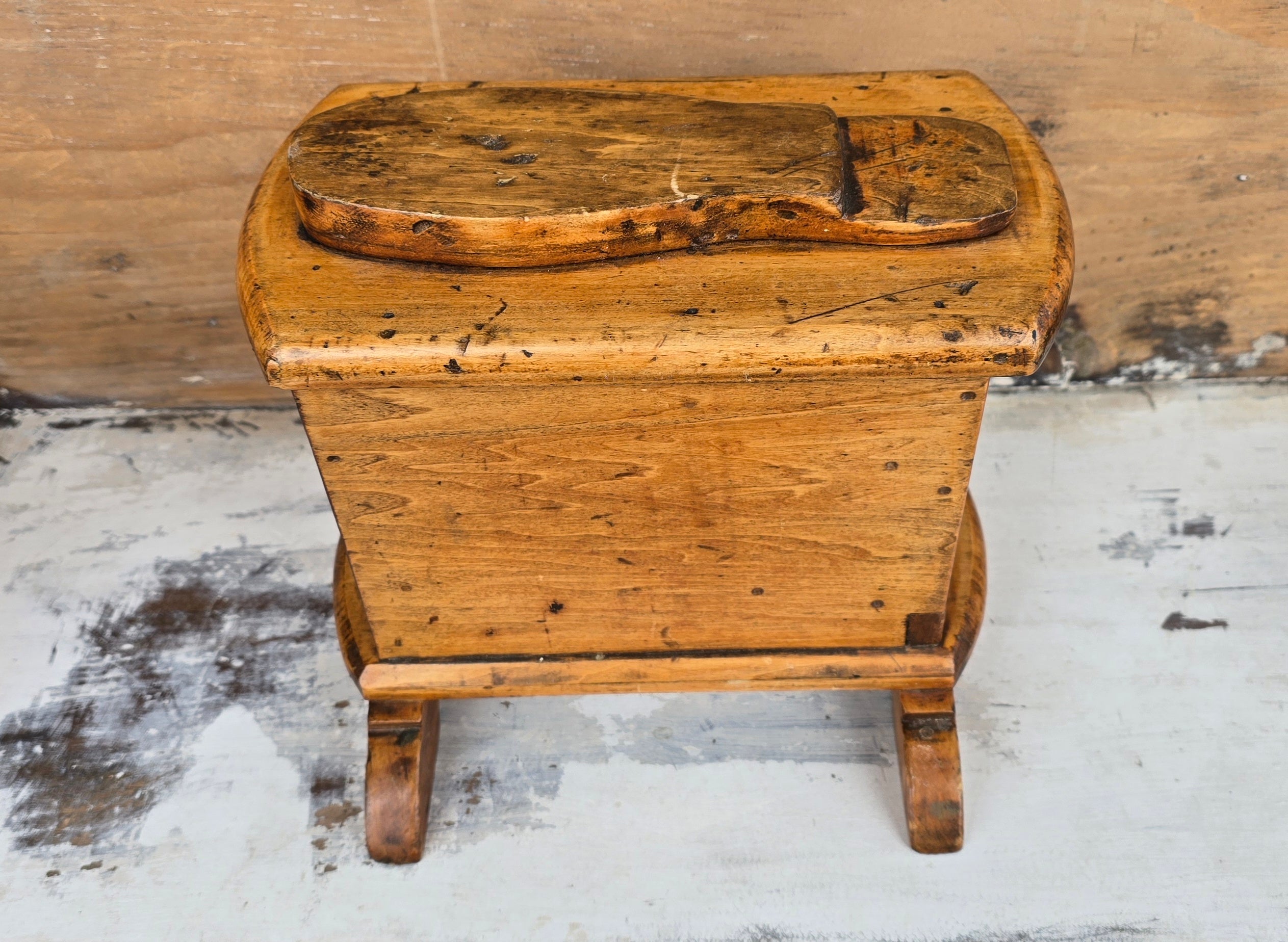 Primitive Shoeshine Box
