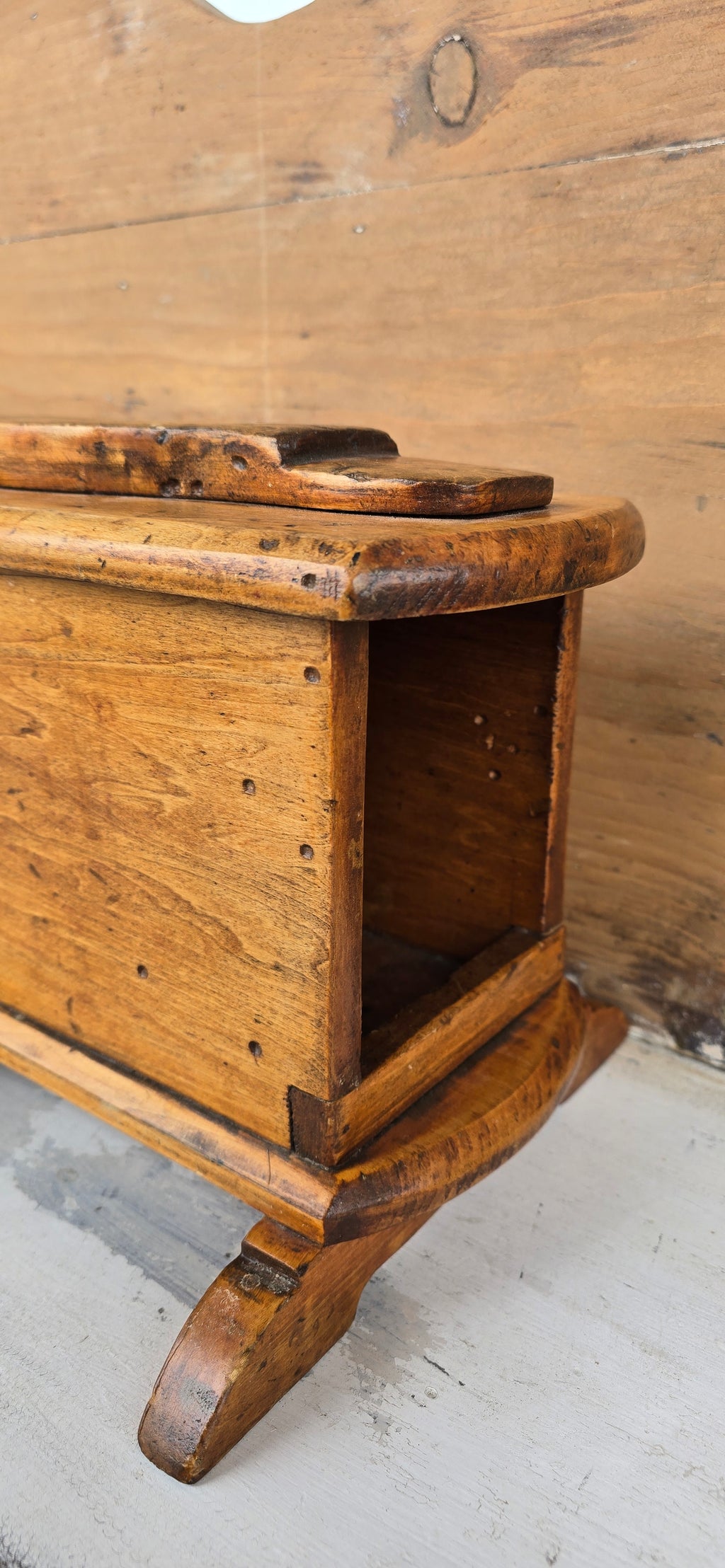 Primitive Shoeshine Box