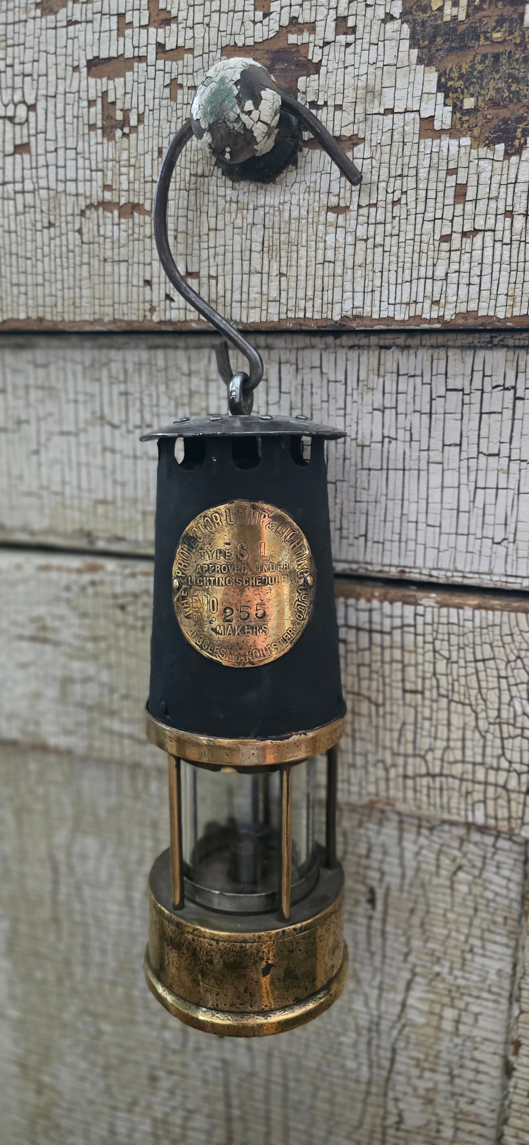 Antique Protector Lamp & Lighting Co. Ltd Miners Lamp