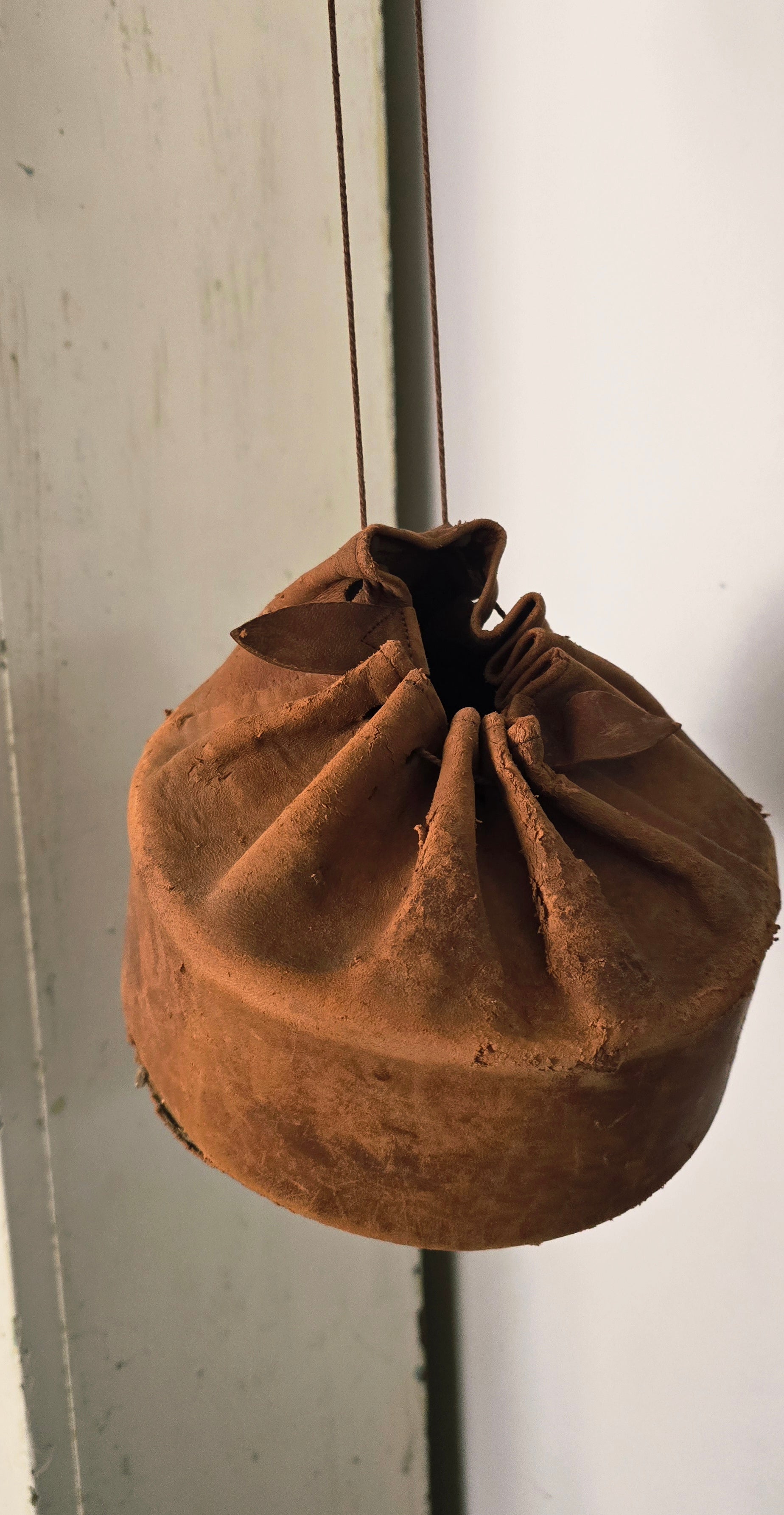 Antique Collars with Leather Pouch