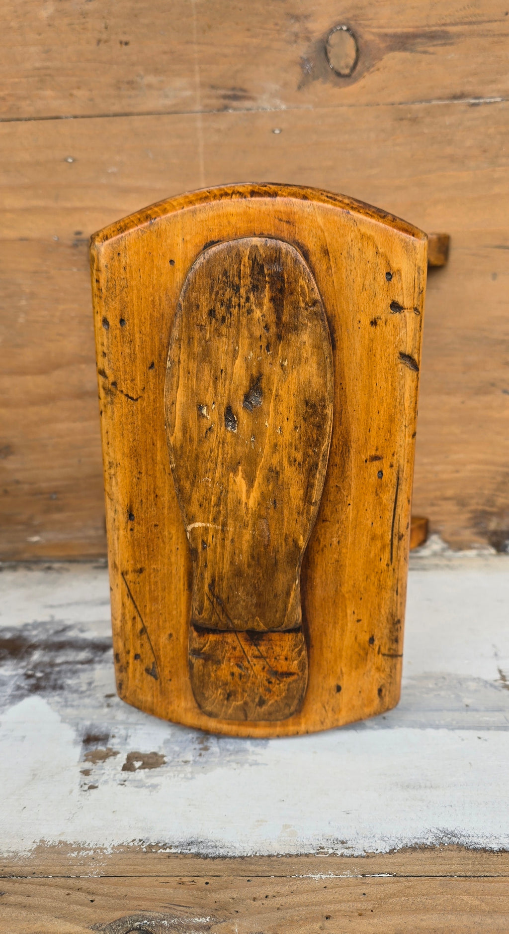 Primitive Shoeshine Box