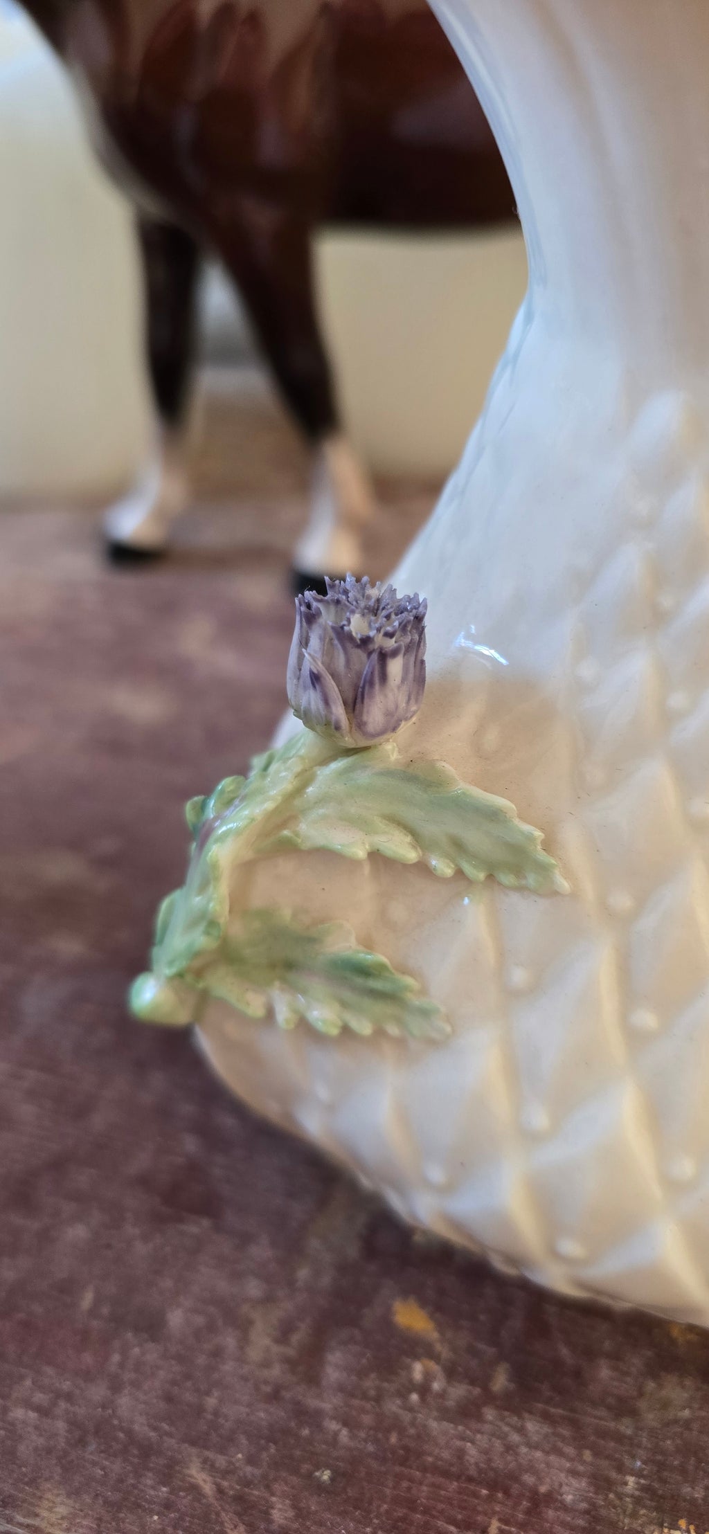 Belleek Thistle Vase