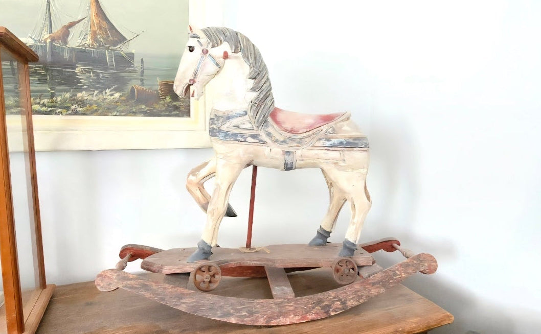 Wood Horse Rocker
