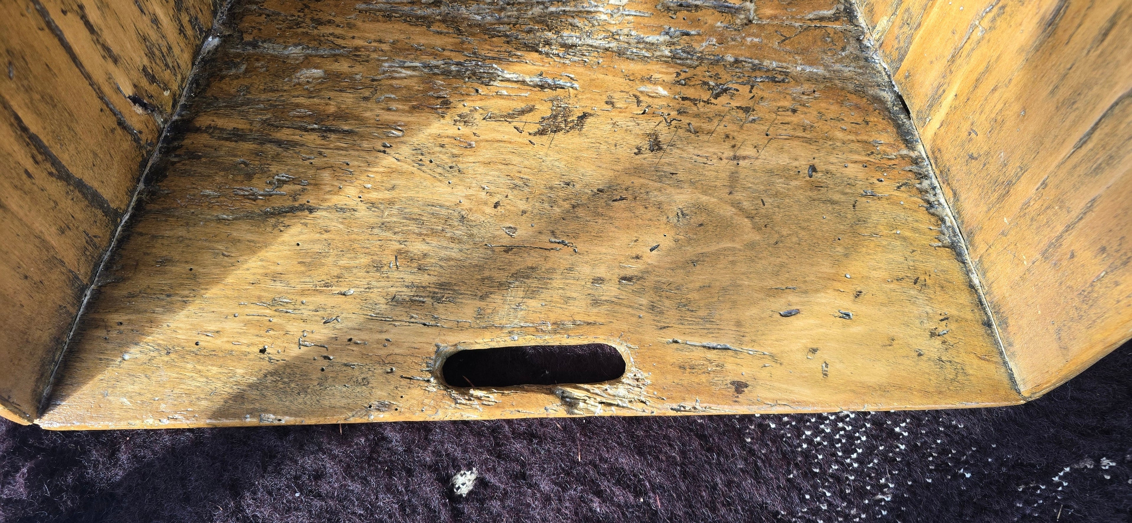Primitive Pine Wood Trough
