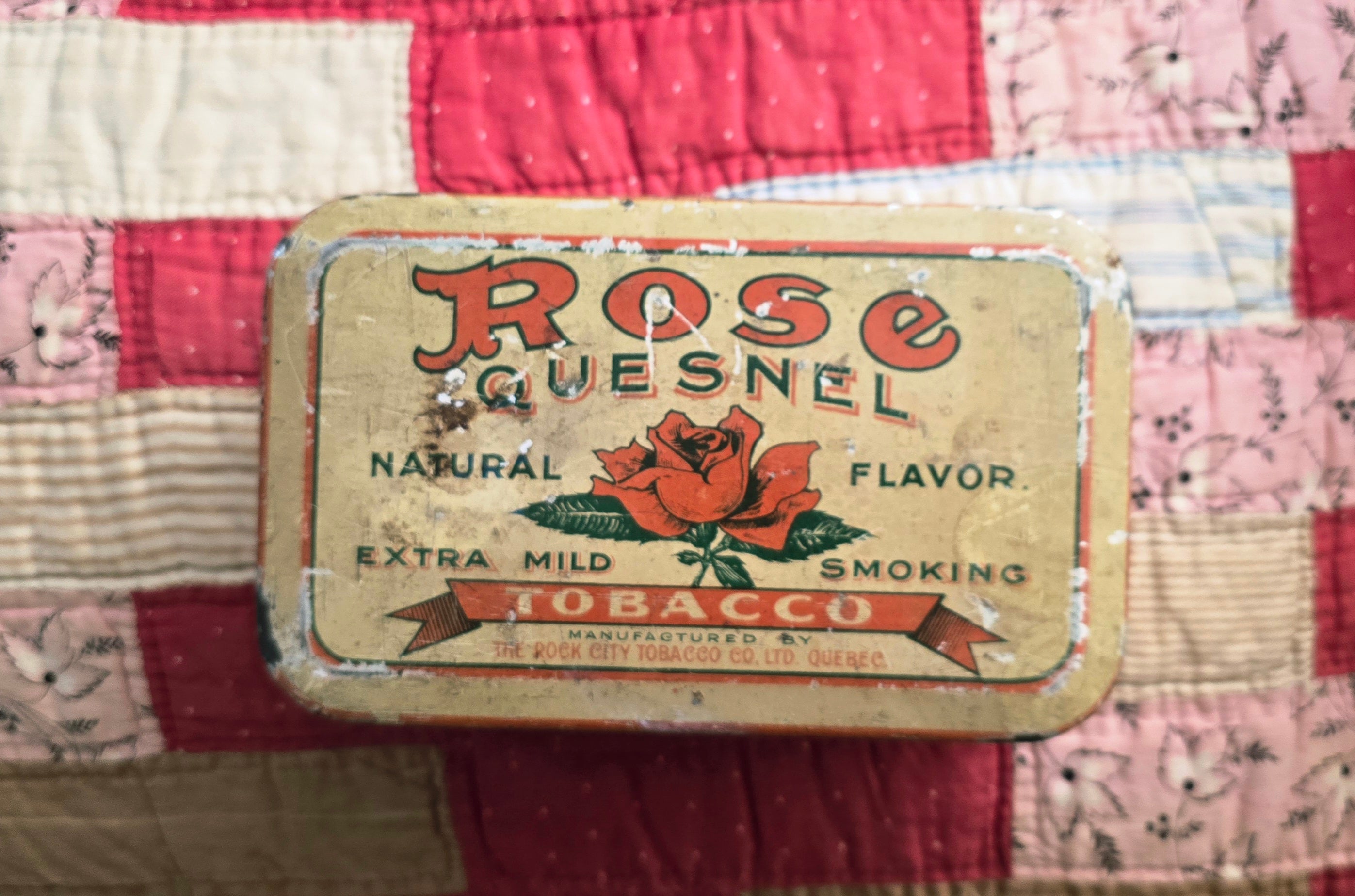 Rose Tobacco Tin