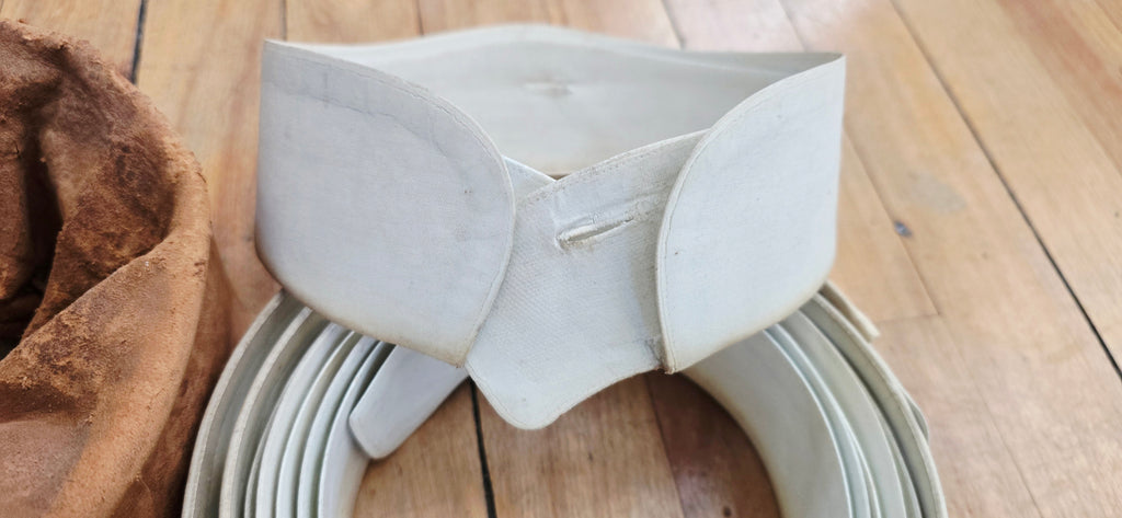 Antique Collars with Leather Pouch