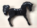 Black Saloon Horse