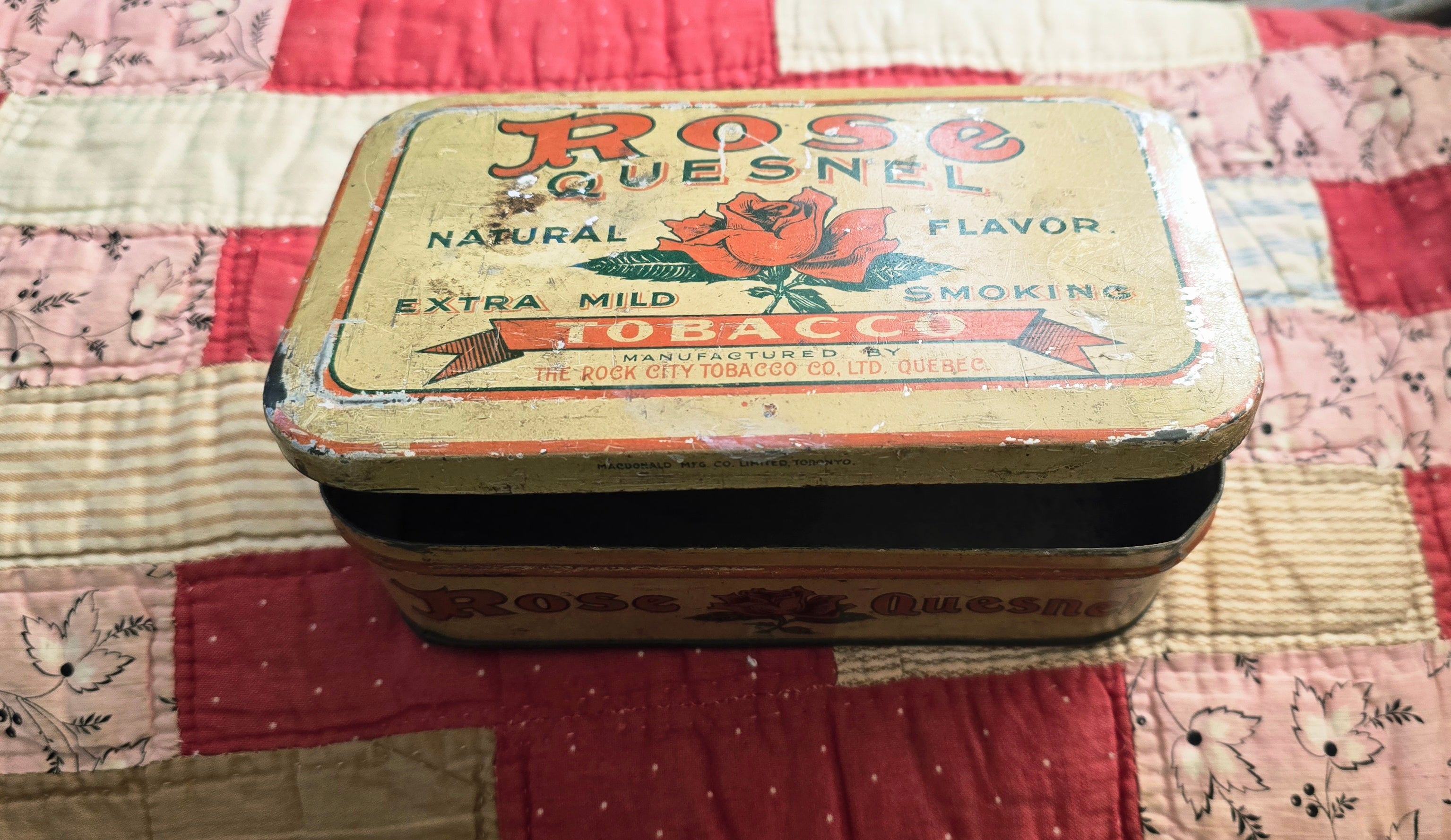 Rose Tobacco Tin