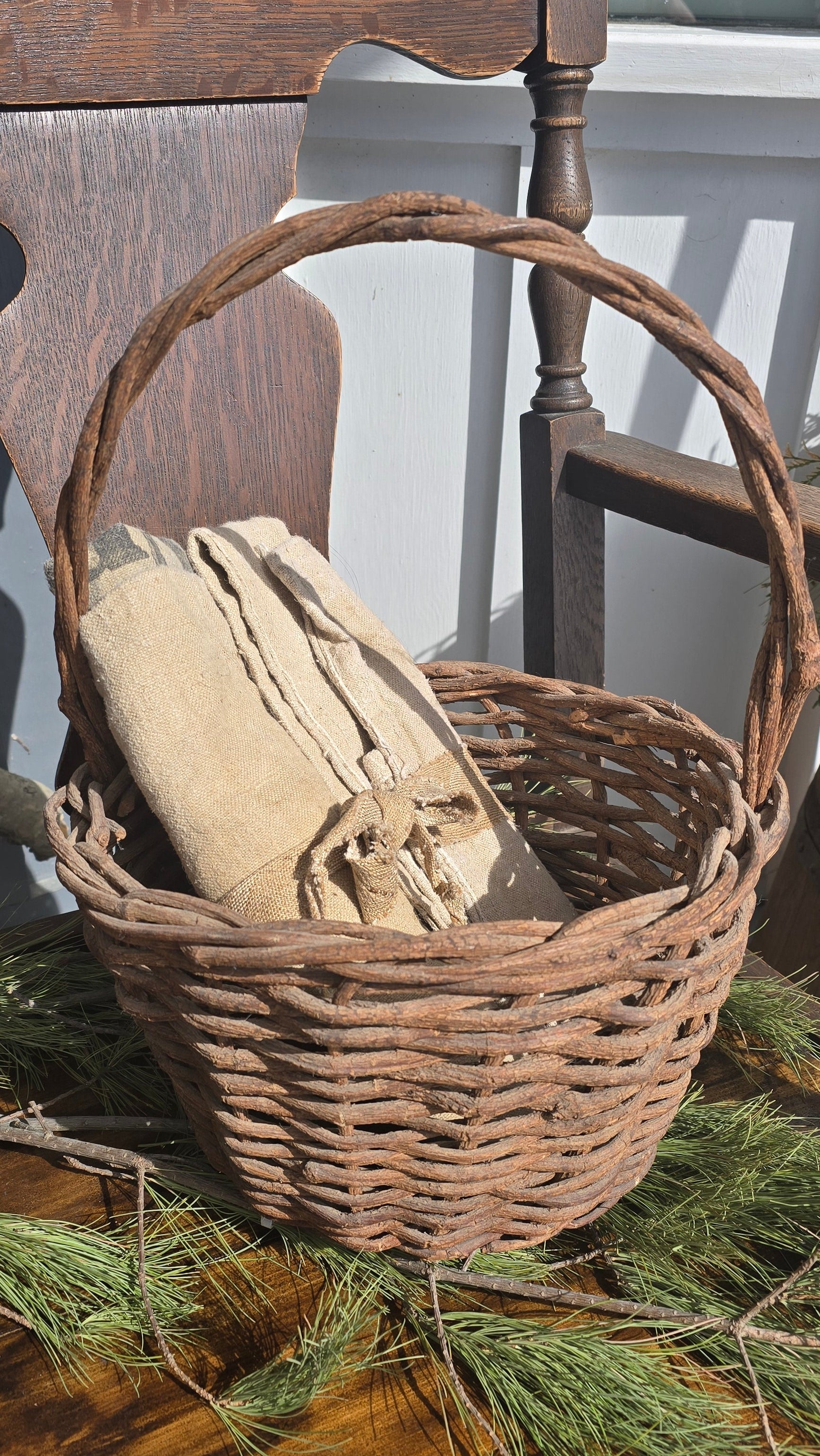 French Weaved Basket
