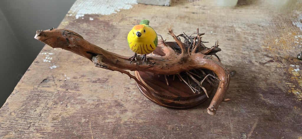 Folk Art Budgie