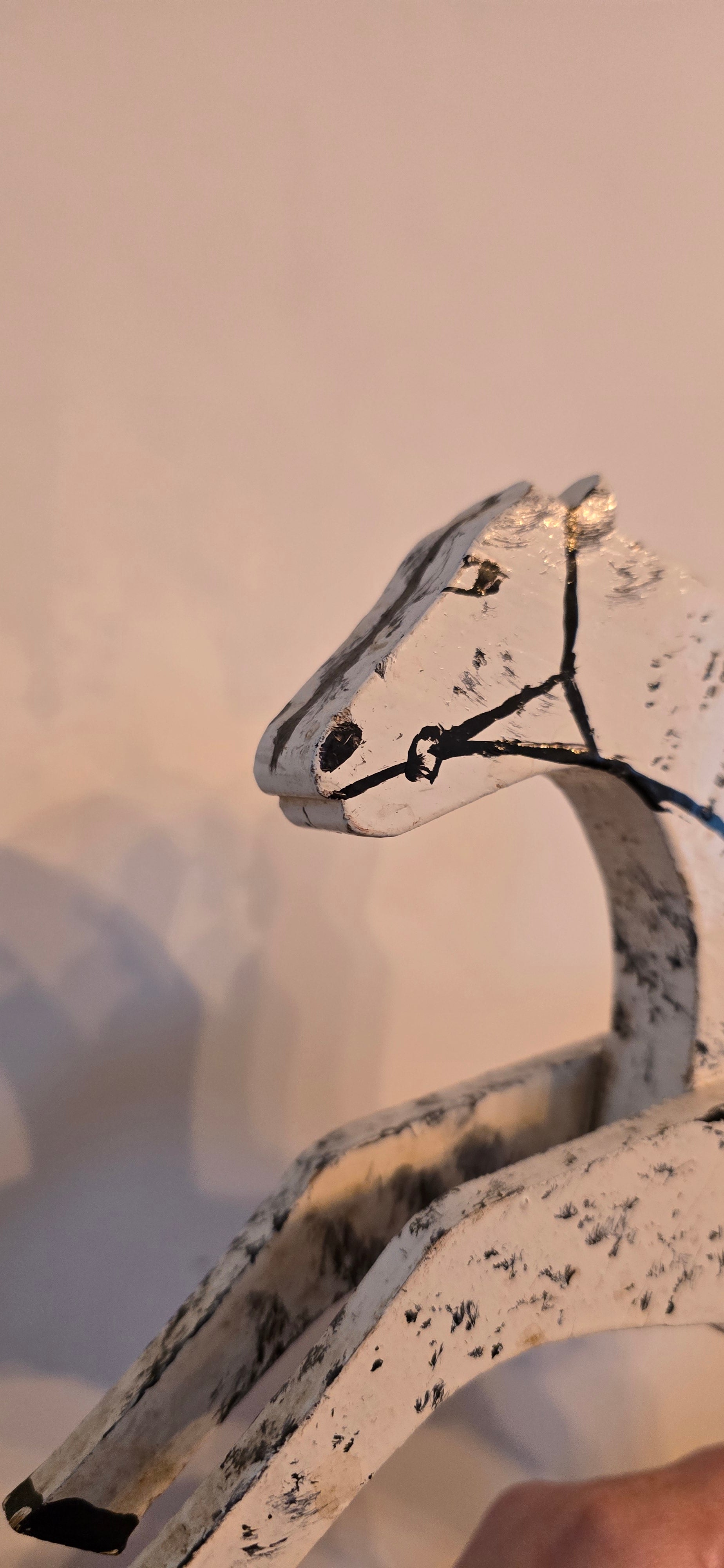 Primitive Folk Art Pull Horse