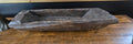 OOAK Solid Primitve Log Trough