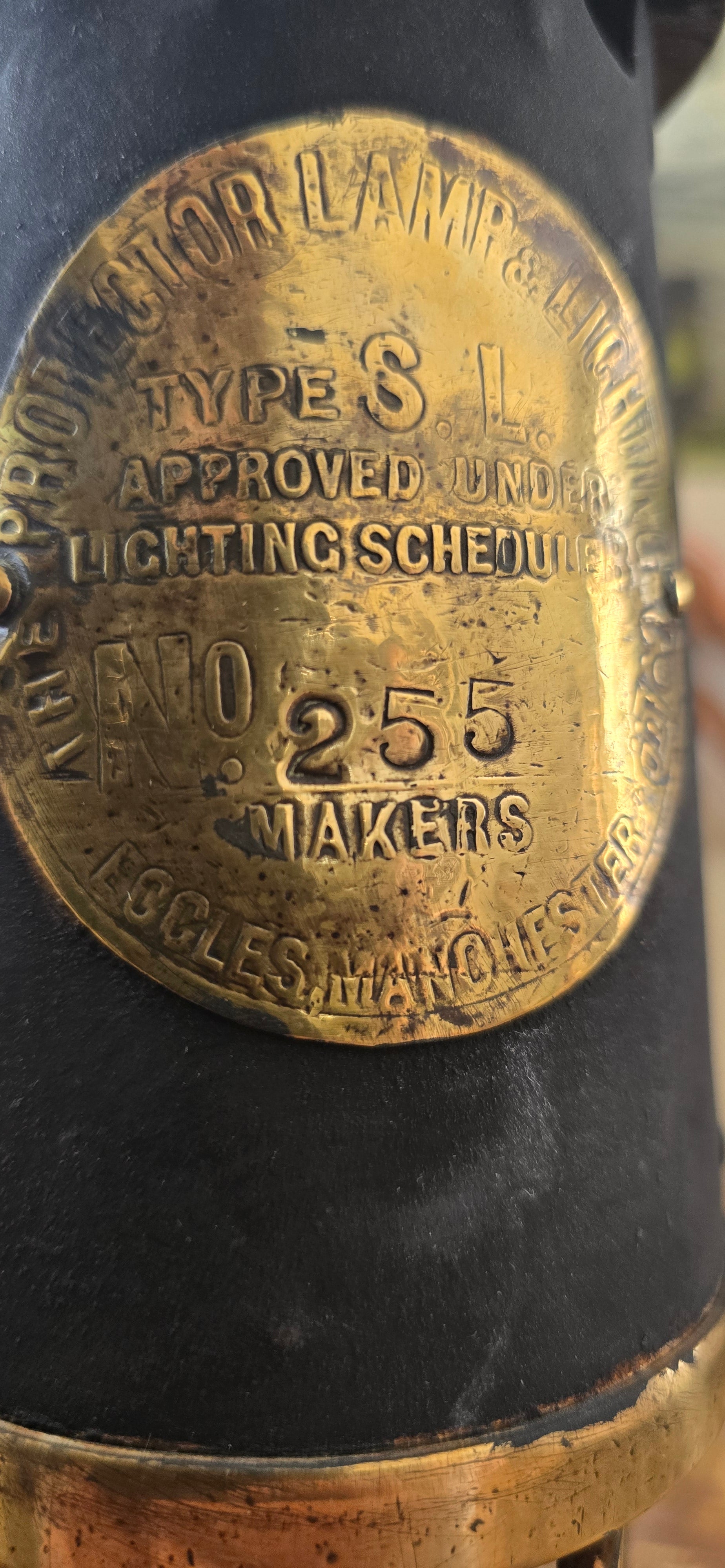 Antique Protector Lamp & Lighting Co. Ltd Miners Lamp