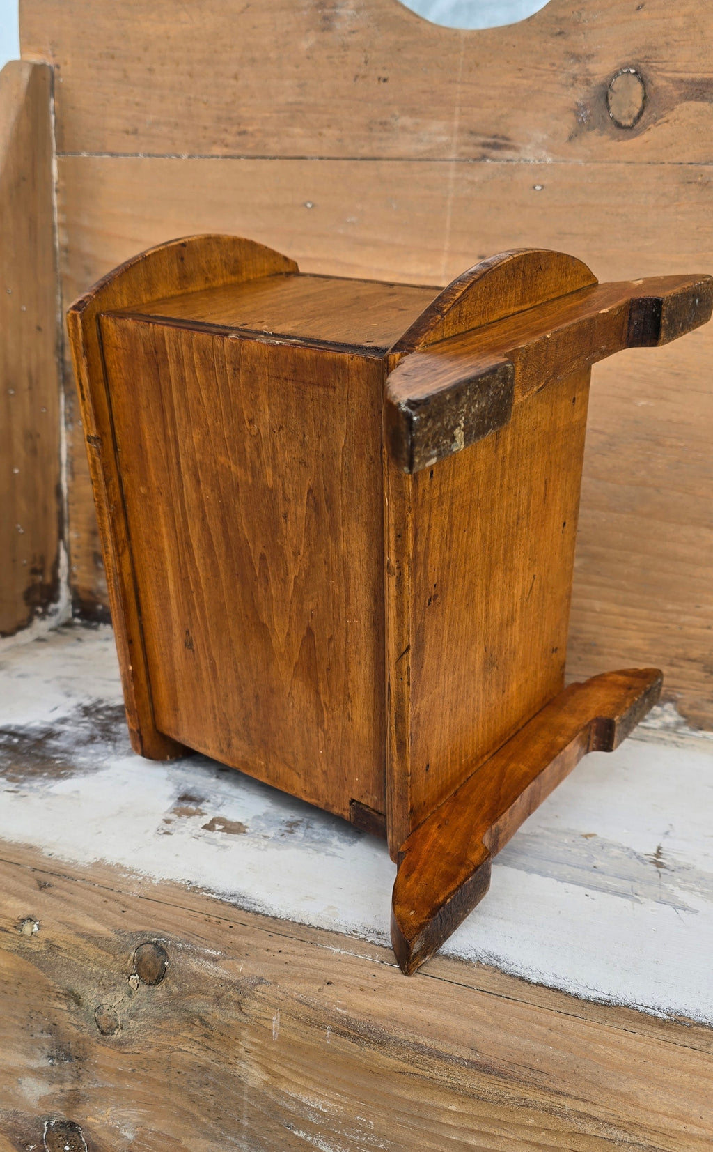 Primitive Shoeshine Box