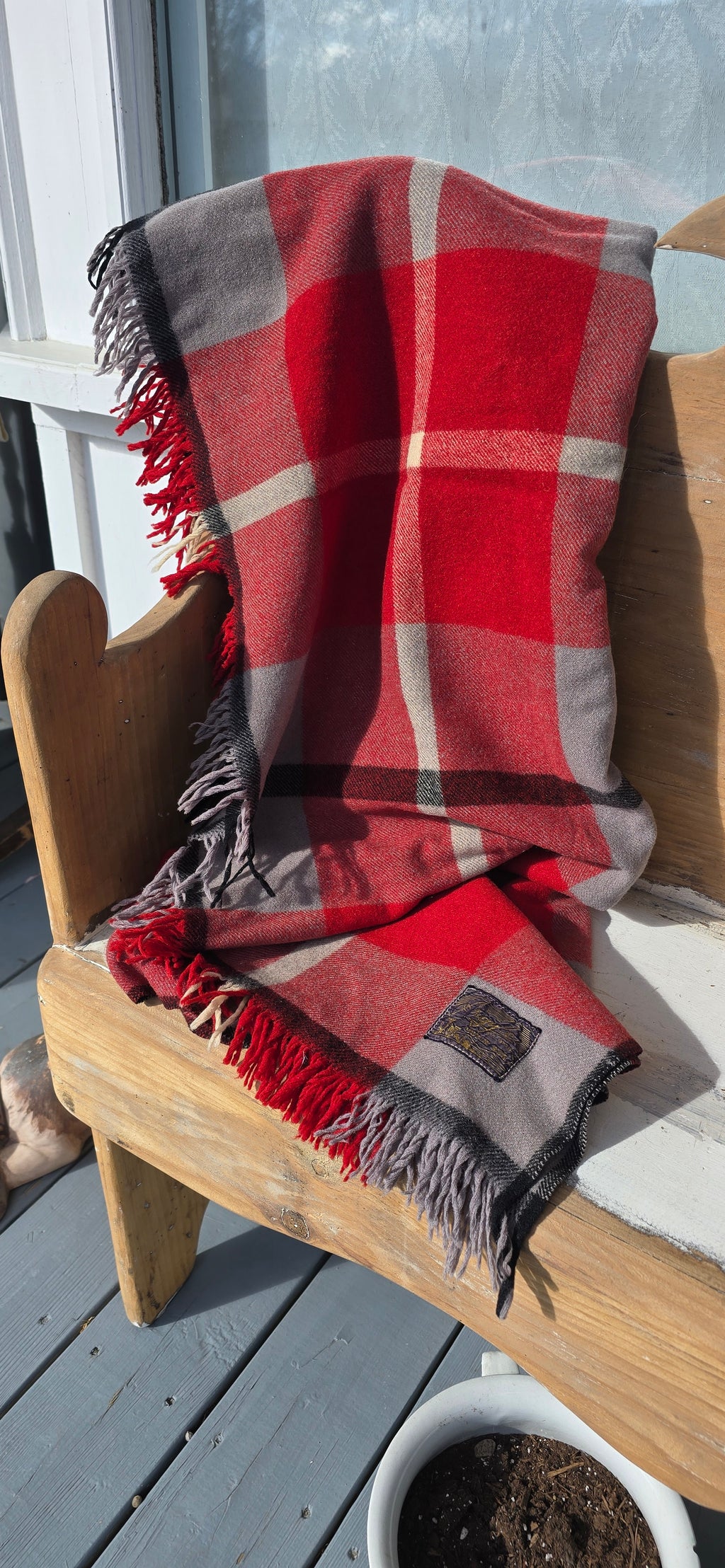 Argyle Wool Throw