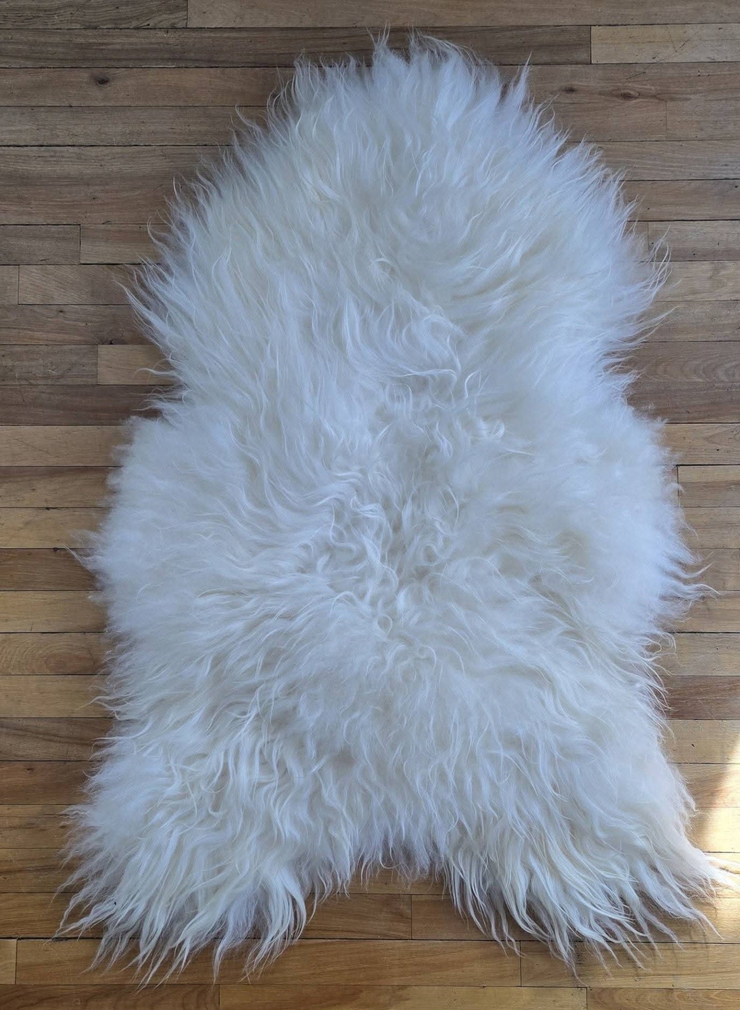 Silky White Sheepskin