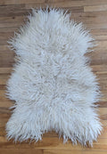 Shaggy White Sheepskin