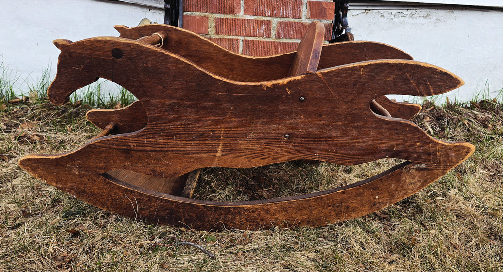 Wood Children's Horse Rocker