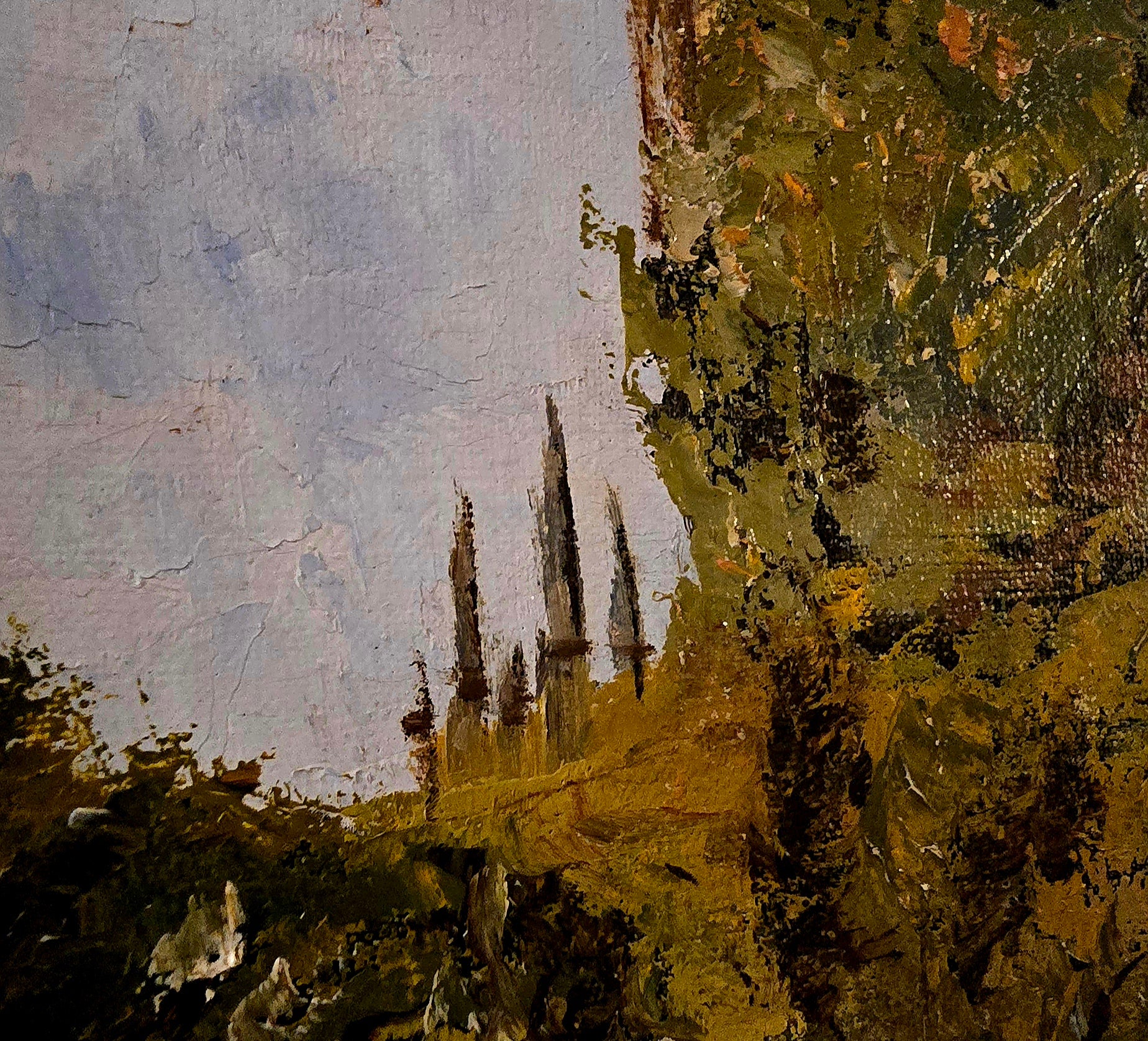 Notre-Dame de Paris cathedral in France Oil Painting