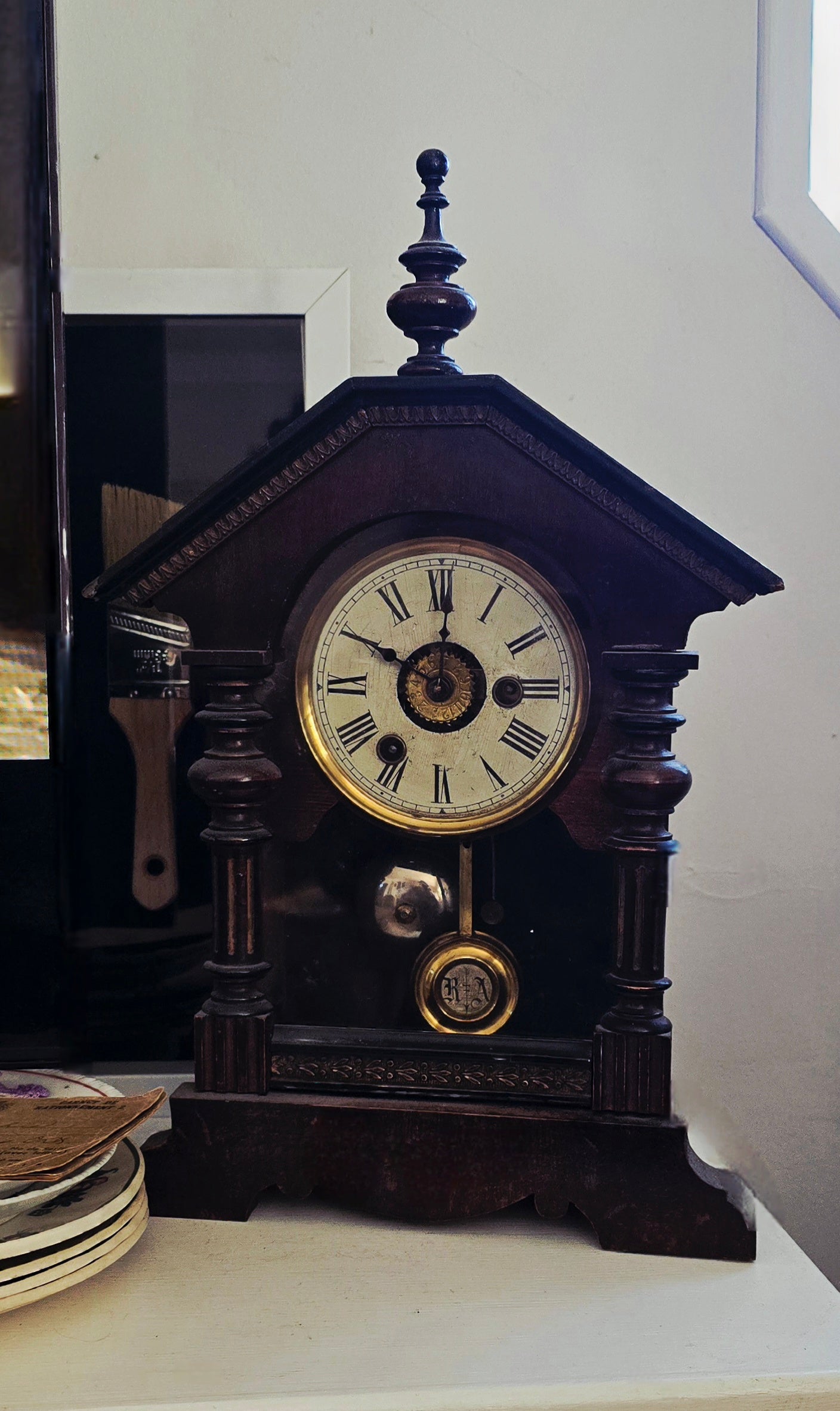 Victorian Welch Lucca Clock