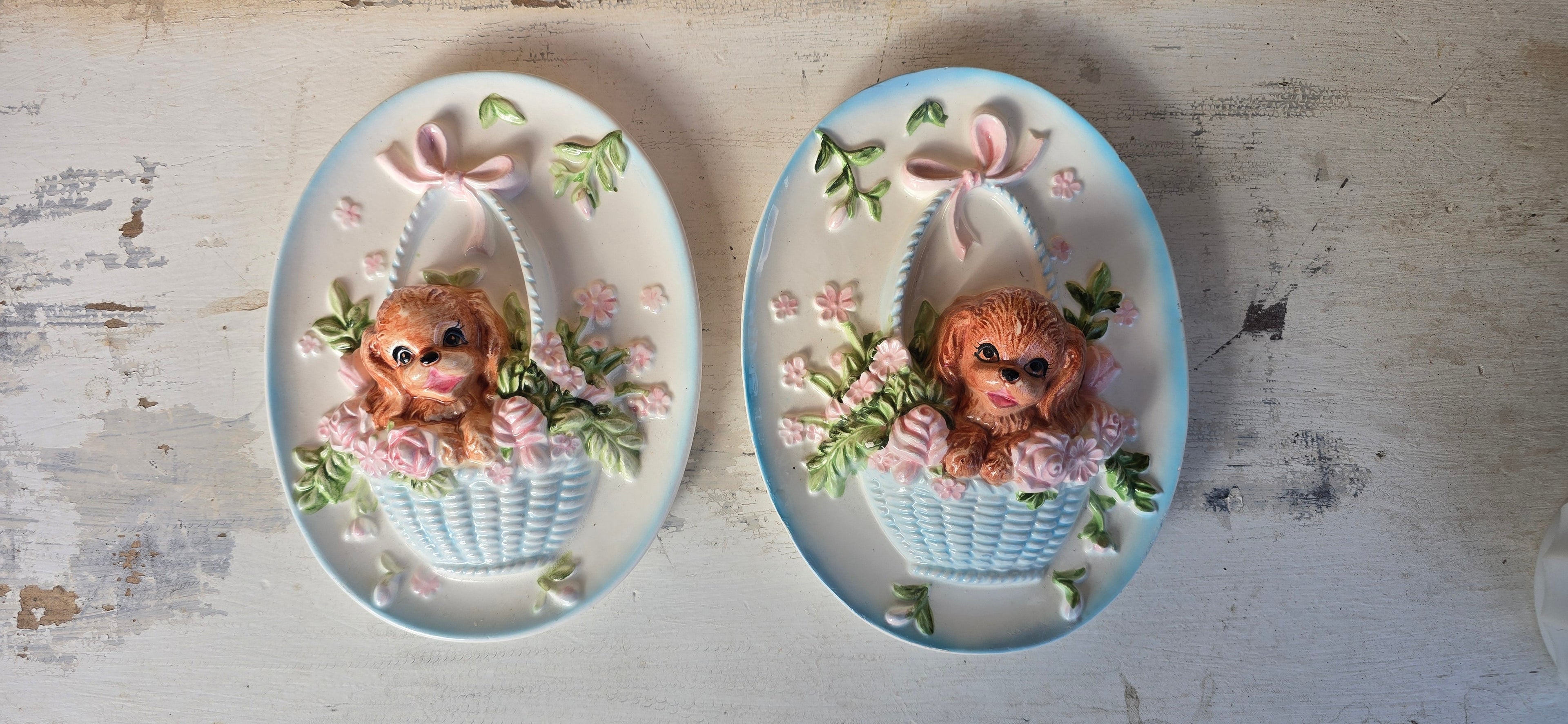Lovely Ceramic Wall Plaques Set