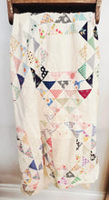 Rare Eastern Linen Patch Quilt Sheet
