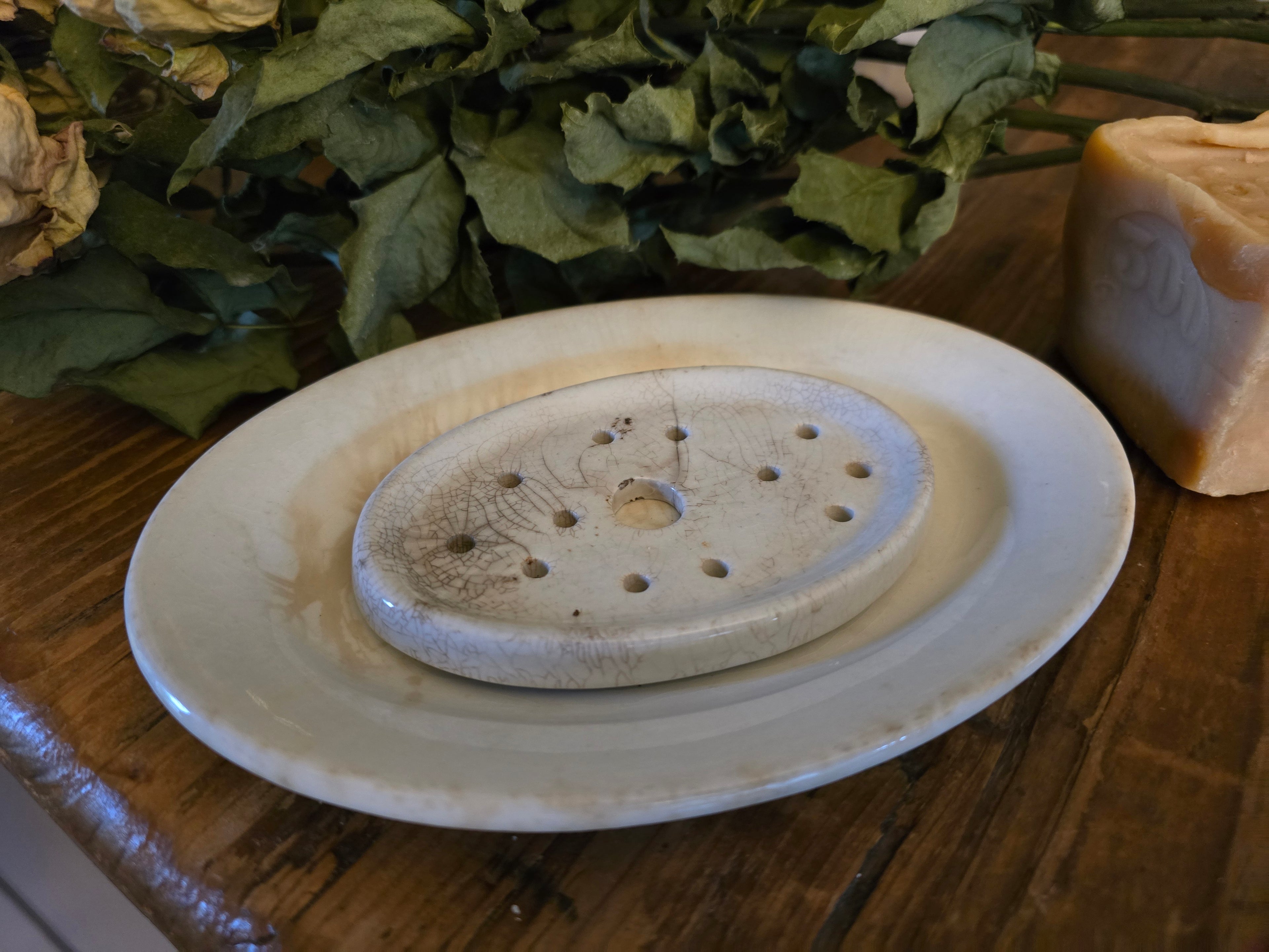 Ironstone Soap Holder