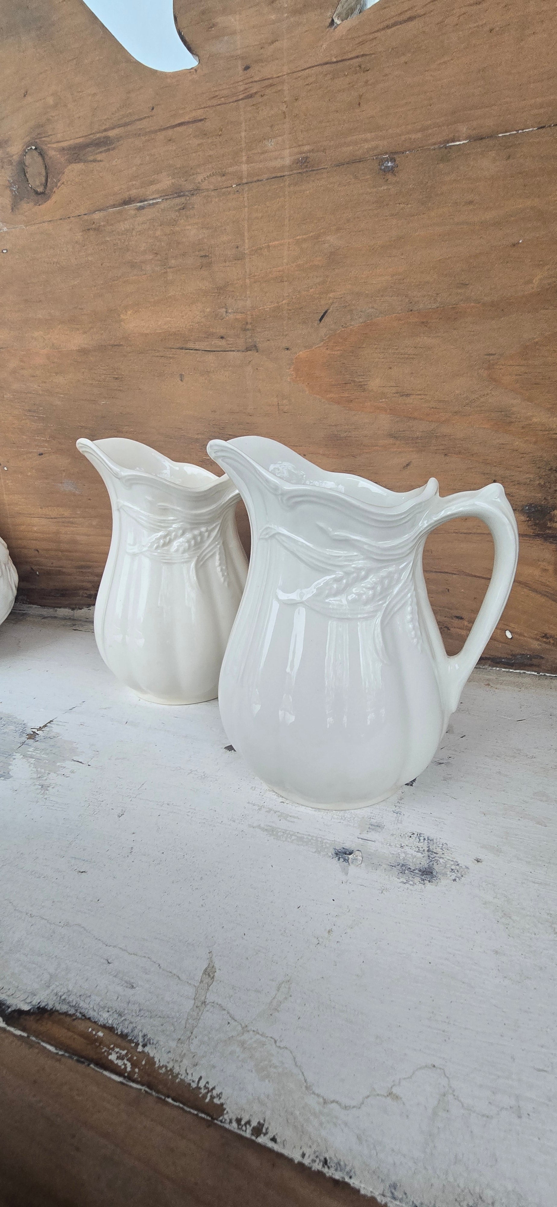 Ironstone Wheat Small Pitcher