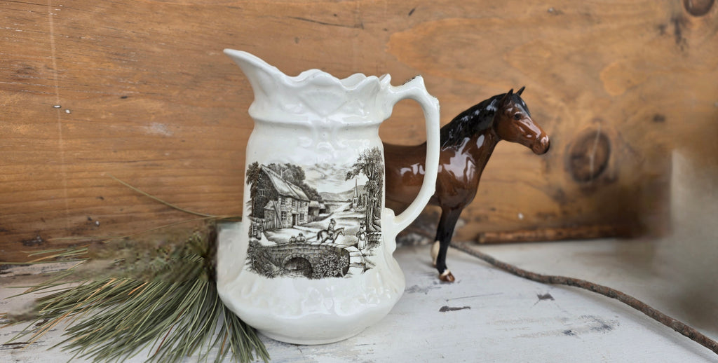 Straffordshire English Ironstone Pitcher