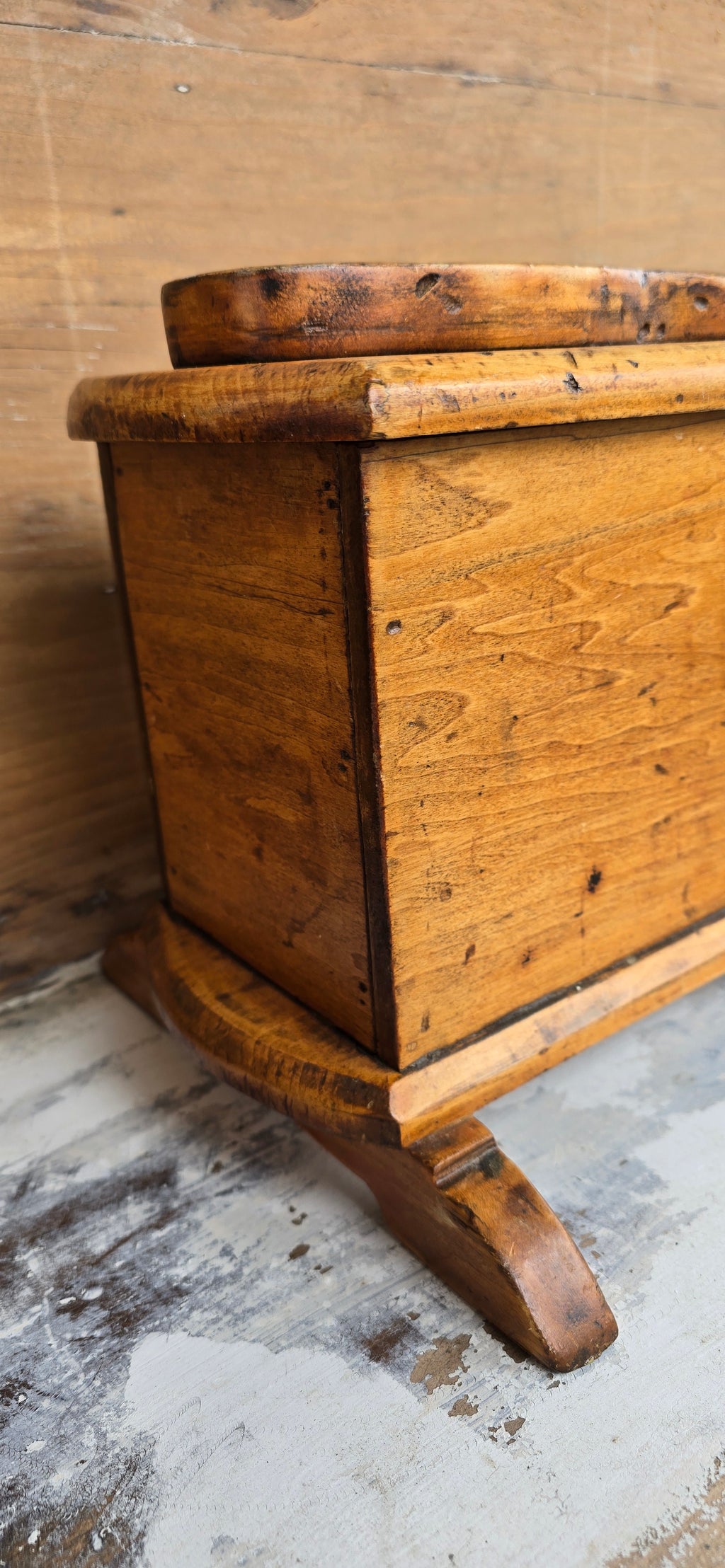 Primitive Shoeshine Box