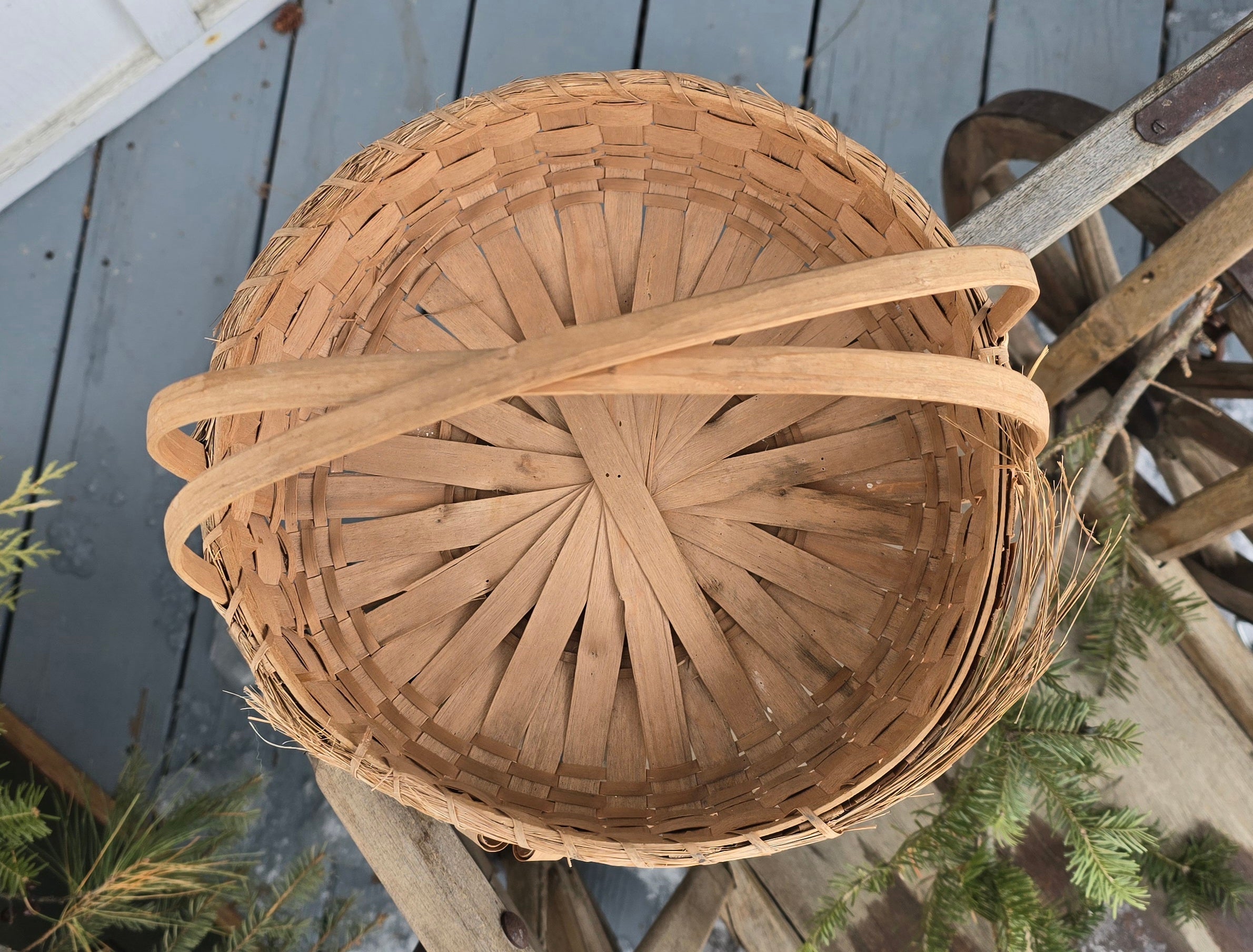 Mi'kmaq Weaved Basket