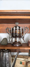 Plated Spooner Sugar Bowl  Victorian-Style